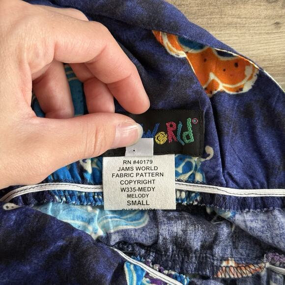 Jams World Melody Blue Floral Sleeveless Dress Women’s Small NWT Made in Hawaii - Picture 5 of 5